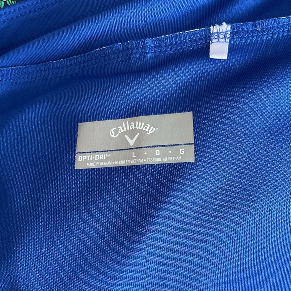 Callaway Floral Print Skater Skirt - Blue and White - Picture 2 of 8